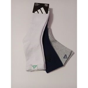 Adidas Men's Cushioned Compression Socks High Quarter 3 Pack Size 6-12 Cozy